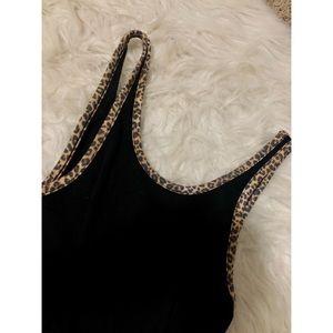 Black/Cheetah Tank